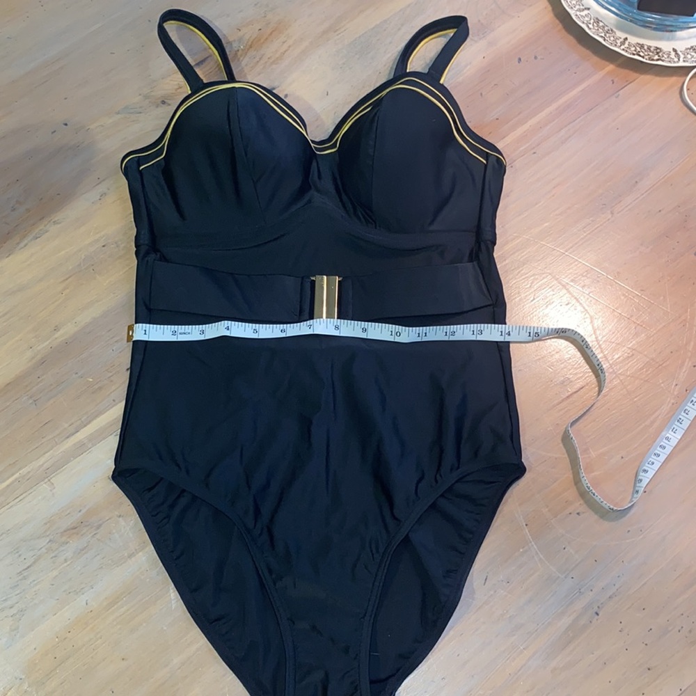 Black One-Piece - Belted Waist - M